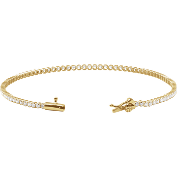 Éclat Line Diamond Bracelet  14K Gold GC