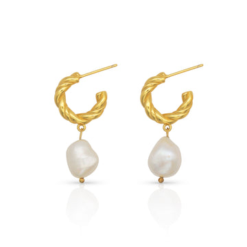 LORRAINE FAURE PEARL EARRINGS